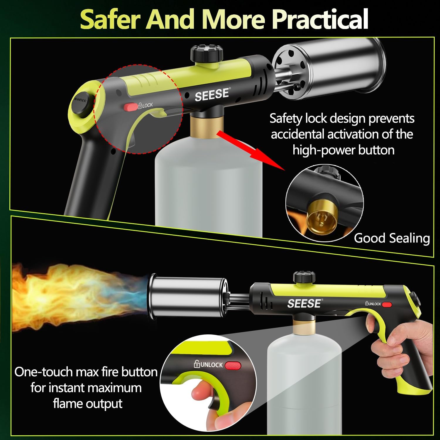 Powerful Propane Torch Gun