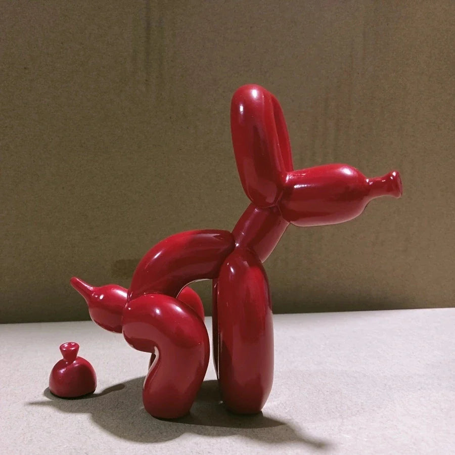 Resin Pooping Dog