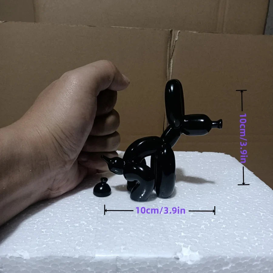 Resin Pooping Dog