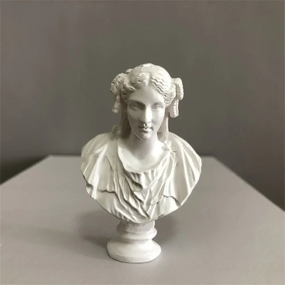 Resin Statue Mini Head Art & Decoration