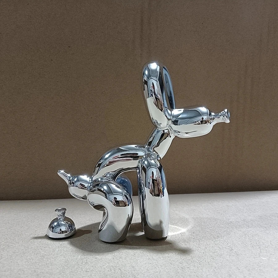Resin Pooping Dog