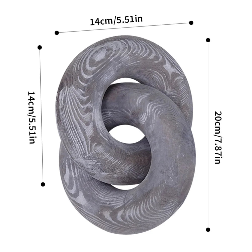 Wood Chain Decor for Coffee Table