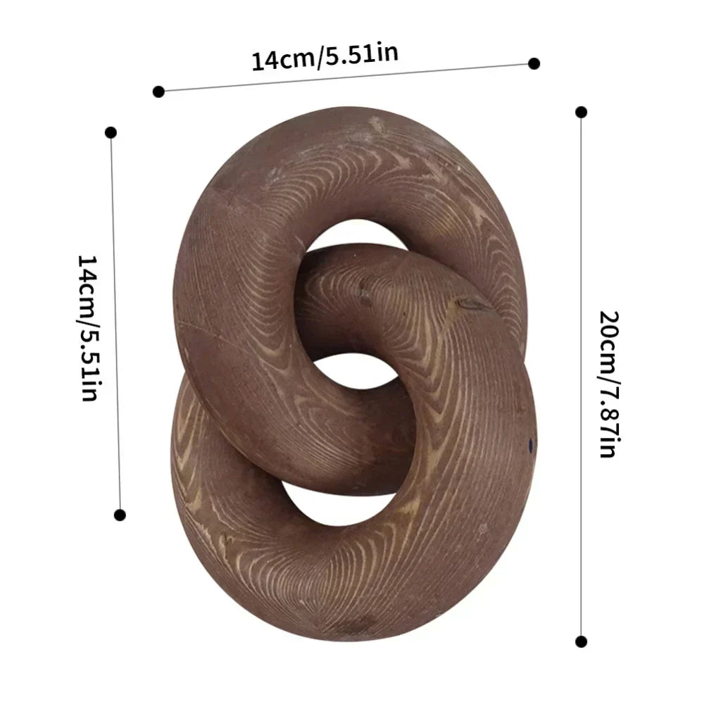 Wood Chain Decor for Coffee Table