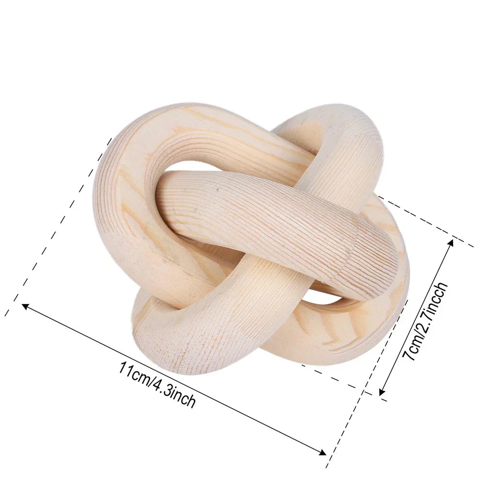 Wood Chain Link for Coffee Table Decor