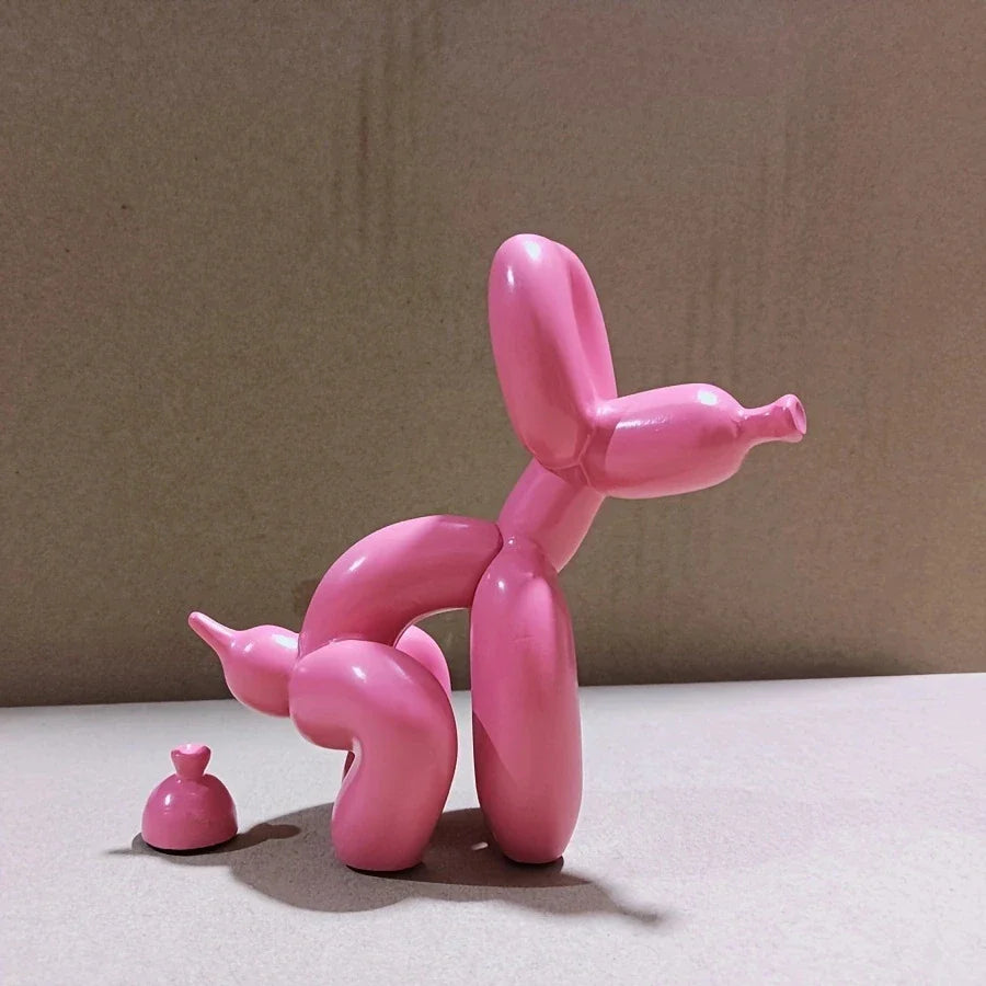 Resin Pooping Dog