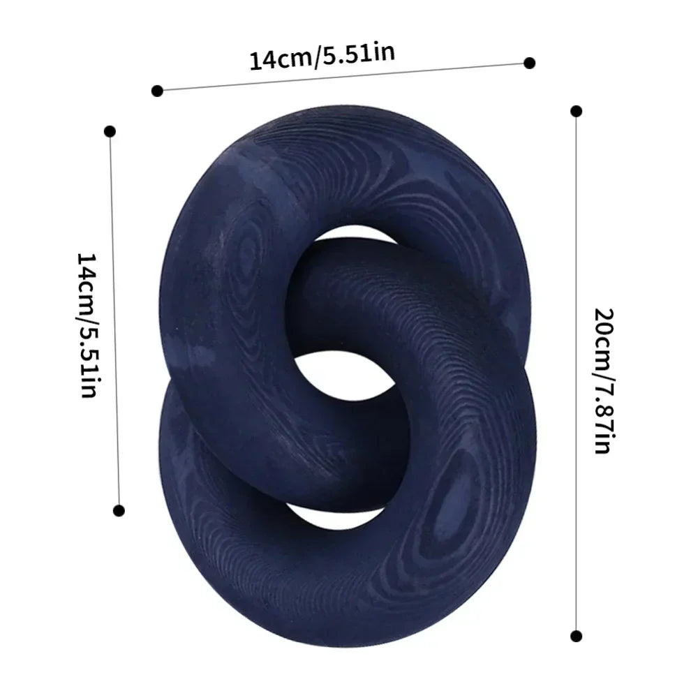 Wood Chain Decor for Coffee Table