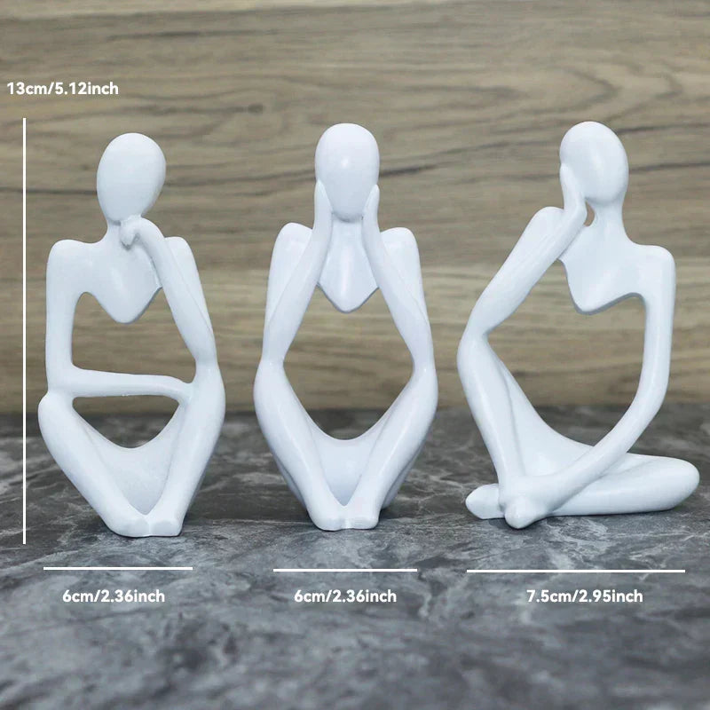The Thinker Abstract Statues