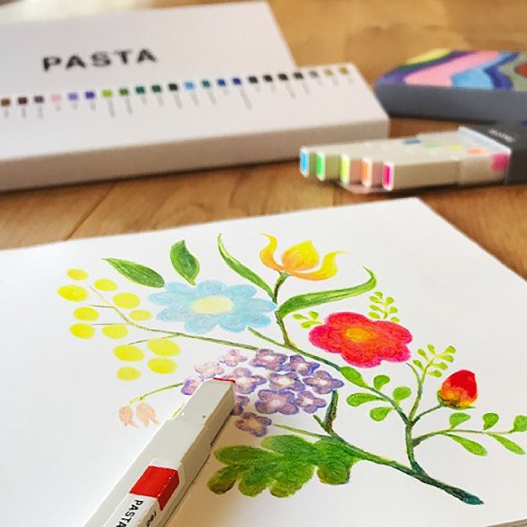 Pasta Drawing + Graphic Markers, Set of 10