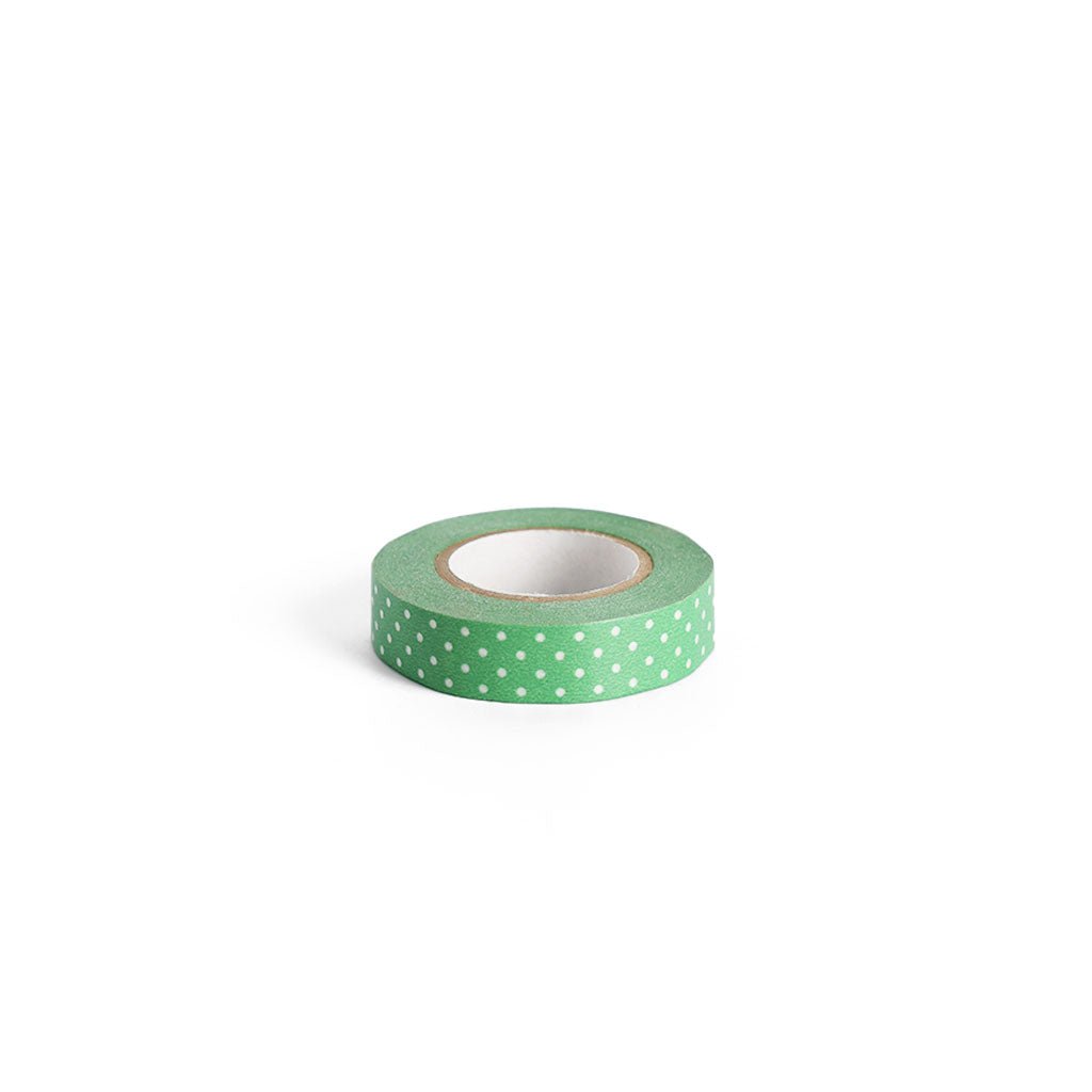 Pin Dots Moss Green Washi Tape