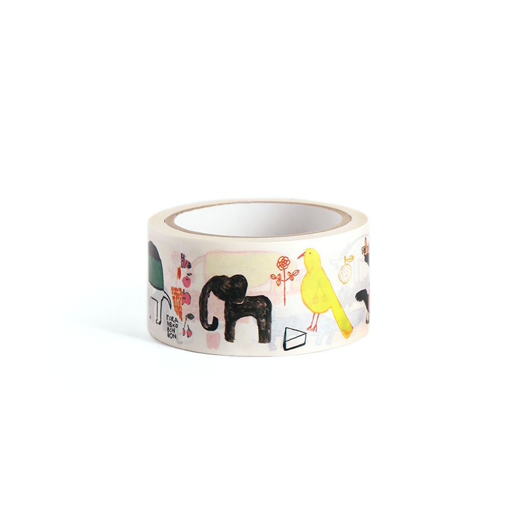 Toraneko Bonbon African Animals Paper Tape