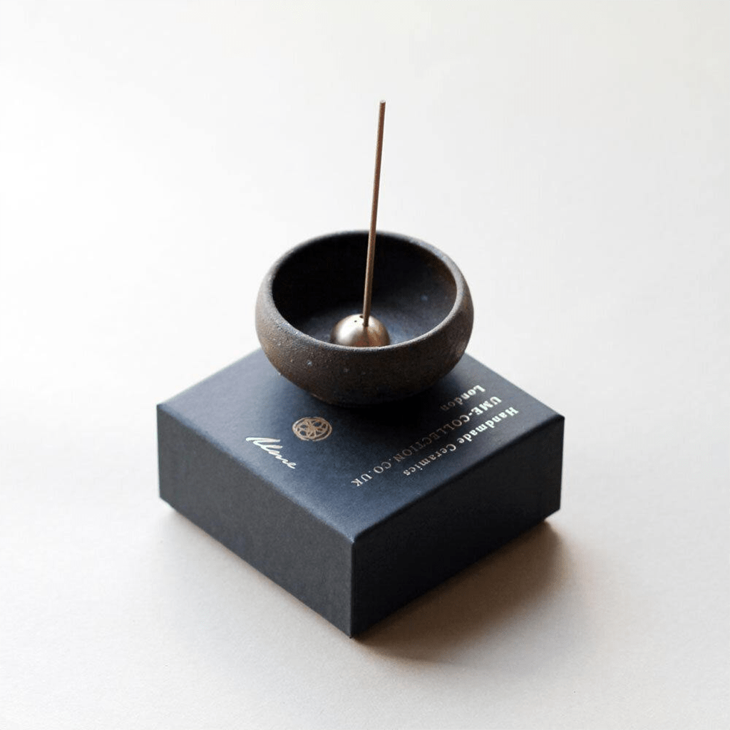 Wabi Sabi Incense Bowl & Brass Dome Incense Holder