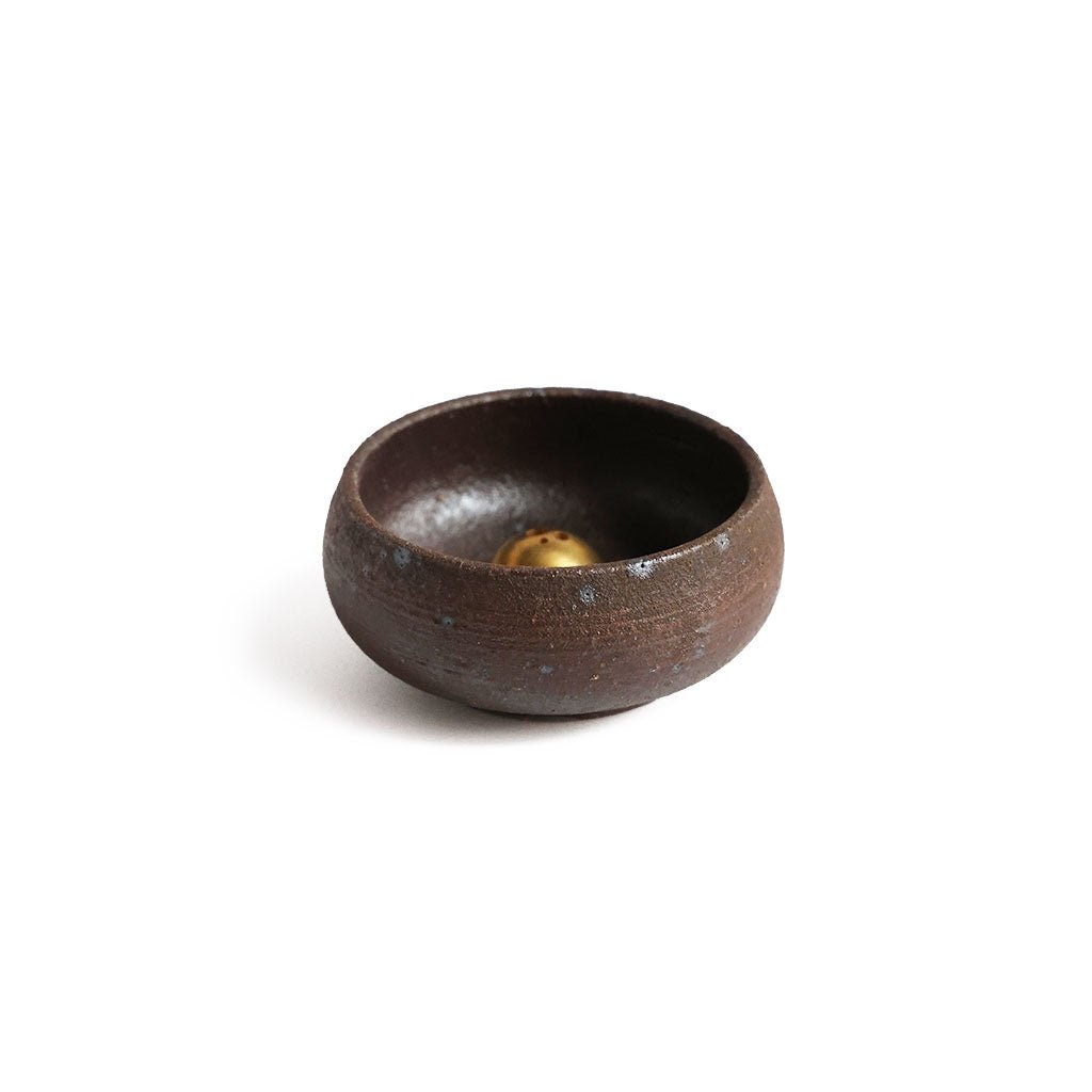 Wabi Sabi Incense Bowl & Brass Dome Incense Holder