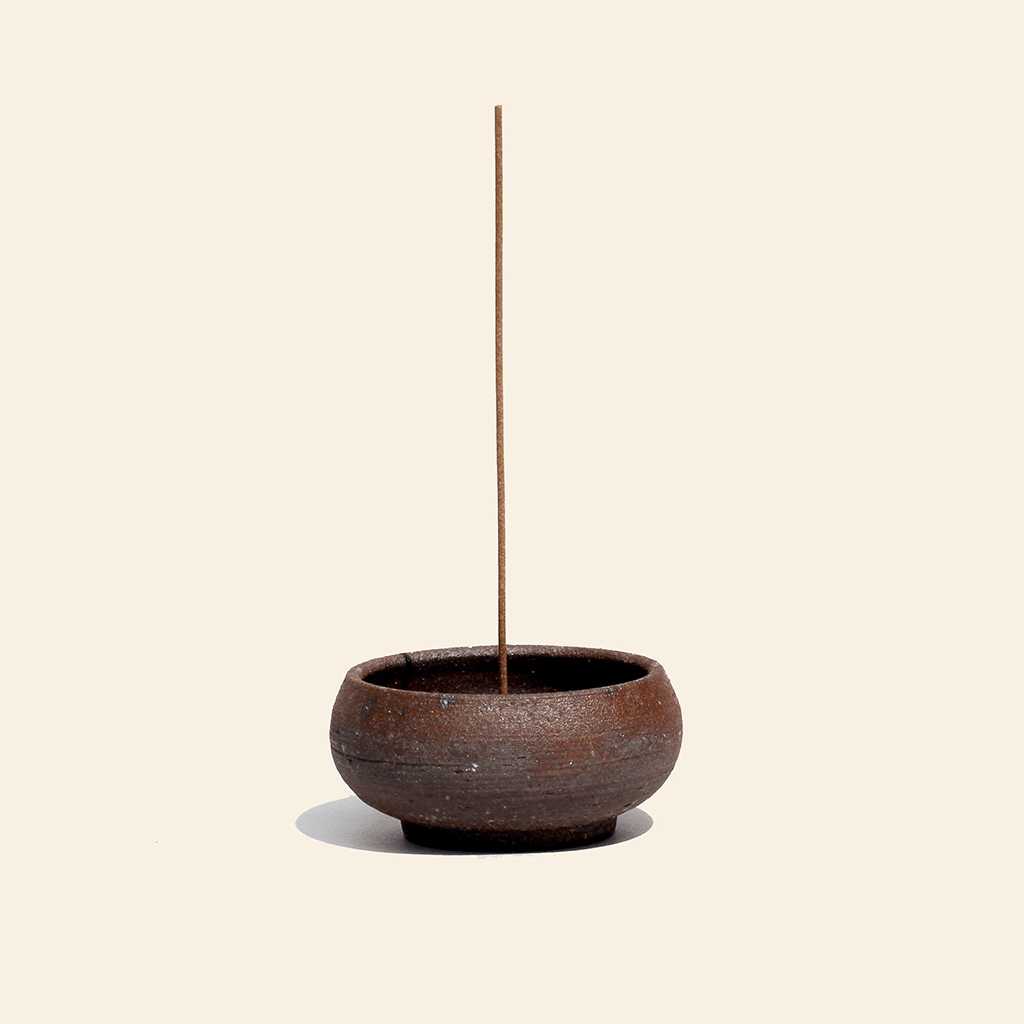 Wabi Sabi Incense Bowl & Brass Dome Incense Holder